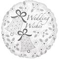 Loftus International 18 in. Wedding Wishes Bells VLP HX Party Balloon A3-2777